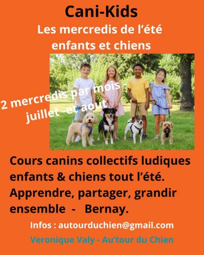 𝐂𝐚𝐧𝐢-𝐊𝐢𝐝𝐬 𝐭𝐨𝐮𝐭 𝐥’é𝐭é 𝐂𝐨𝐮𝐫𝐬 𝐜𝐚𝐧𝐢𝐧𝐬 𝐜𝐨𝐥𝐥𝐞𝐜𝐭𝐢𝐟𝐬 𝐥𝐮𝐝𝐢𝐪𝐮𝐞𝐬 𝐞𝐧𝐟𝐚𝐧𝐭𝐬 et 𝐜𝐡𝐢𝐞𝐧𝐬
